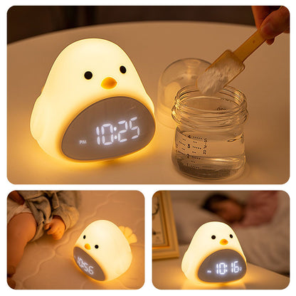 Cute Bird Alarm Clock Light LED Night Lamp USB Charging Cartoon Clock Night Light for Bedroom V1294-YM0523-3119210341011