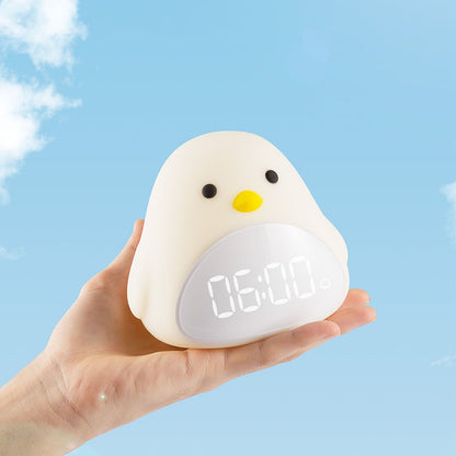 Cute Bird Alarm Clock Light LED Night Lamp USB Charging Cartoon Clock Night Light for Bedroom V1294-YM0523-3119210341011