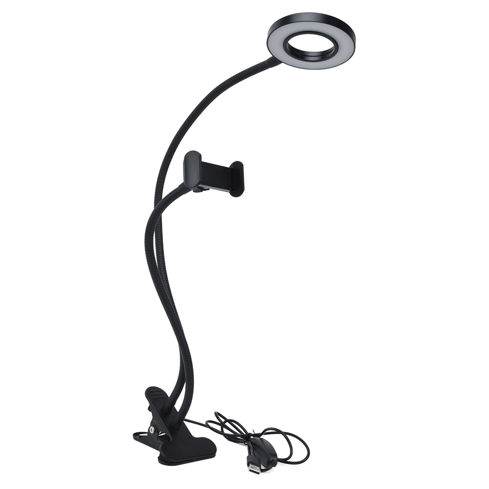 Mobile Phone Live Lighting 3 Colour Adjustable Angle Light Multifunction USB Power Supply Selfie Rings Light V1294-YM0523-3119210341611