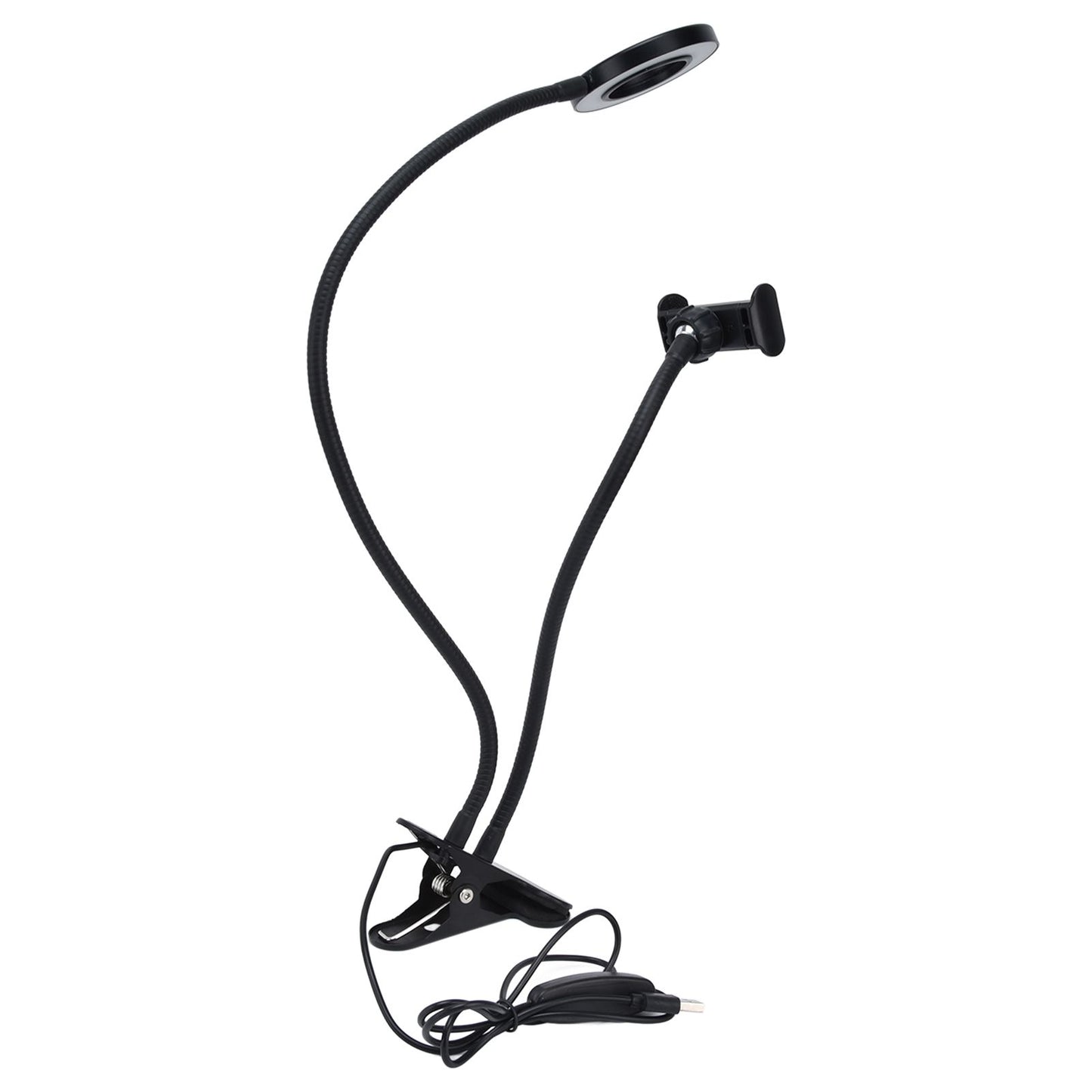 Mobile Phone Live Lighting 3 Colour Adjustable Angle Light Multifunction USB Power Supply Selfie Rings Light V1294-YM0523-3119210341611