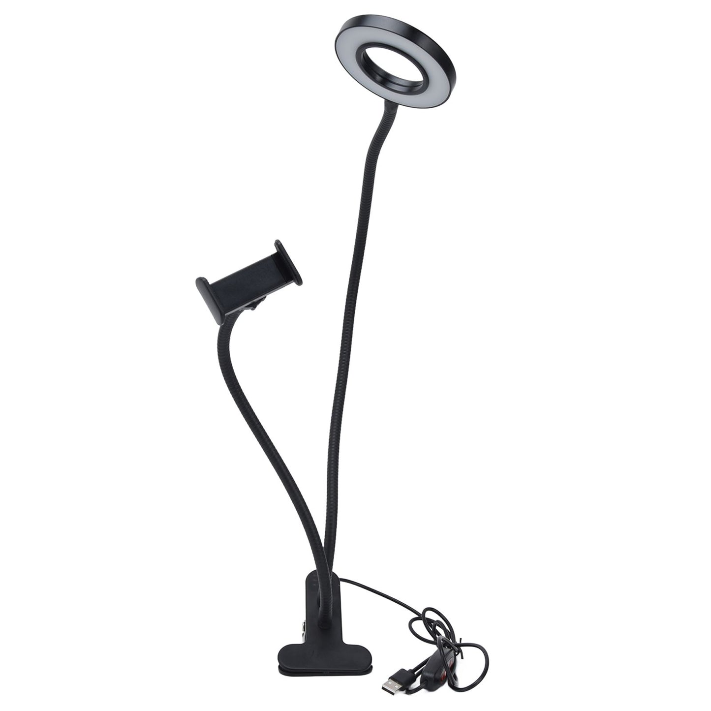 Mobile Phone Live Lighting 3 Colour Adjustable Angle Light Multifunction USB Power Supply Selfie Rings Light V1294-YM0523-3119210341611