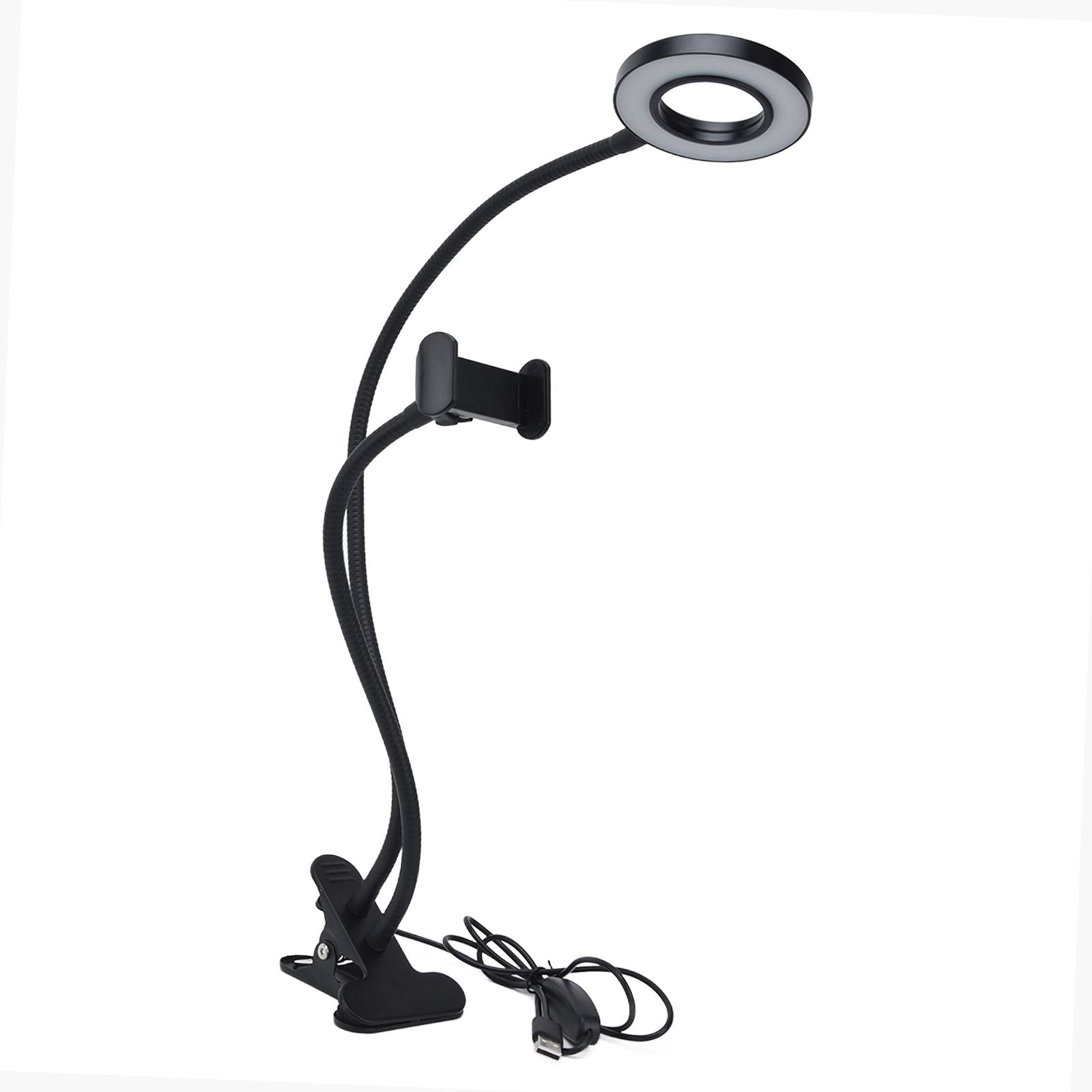 Mobile Phone Live Lighting 3 Colour Adjustable Angle Light Multifunction USB Power Supply Selfie Rings Light V1294-YM0523-3119210341611