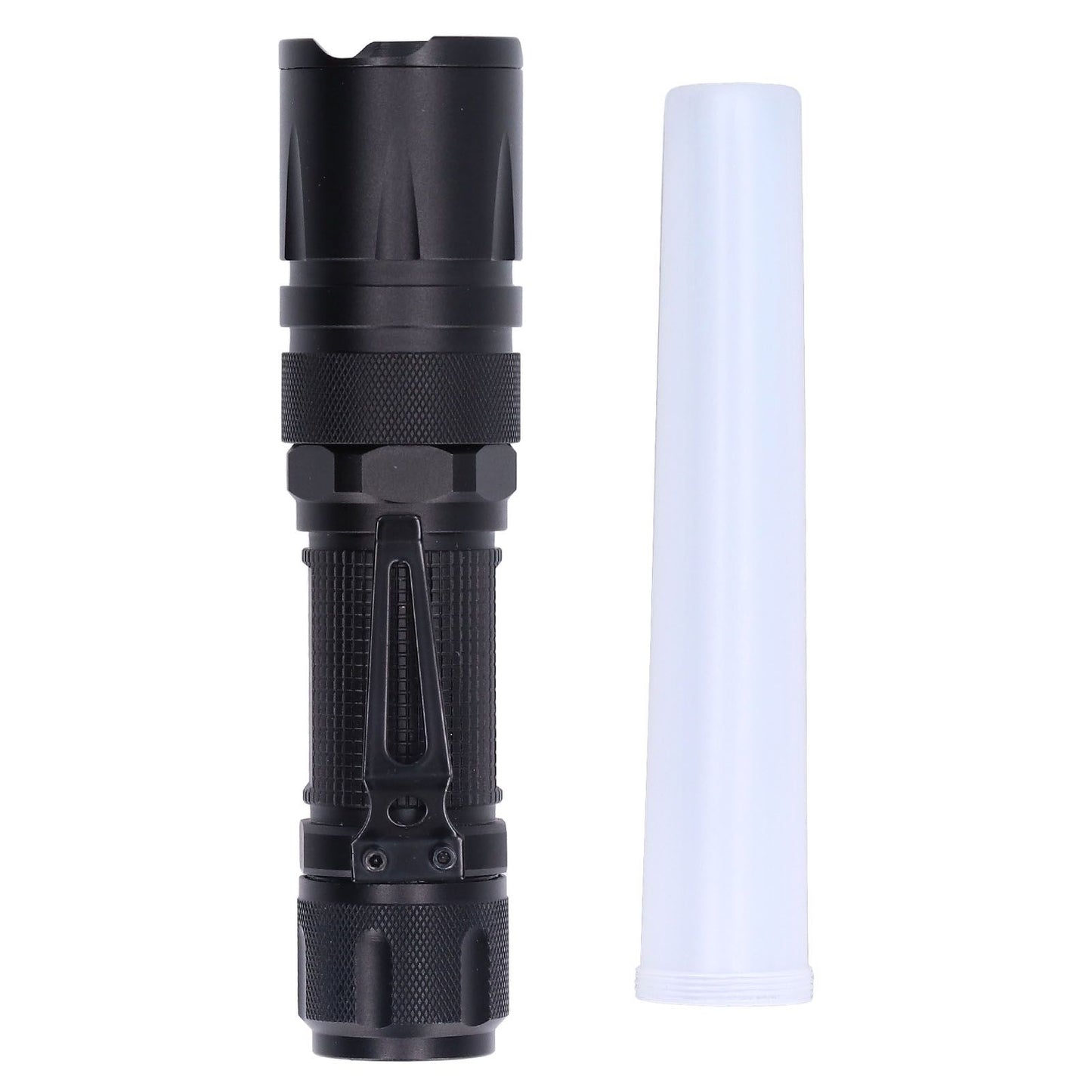 RGBW Flashlight IPX5 Waterproof 4 in 1 4 Colors Lighting 100-200m Range Multi Function Flashlight for V1294-YM0523-3119210343011