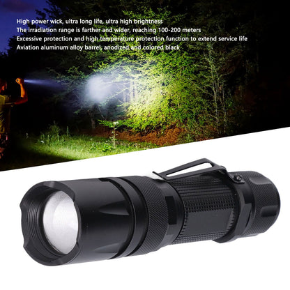 RGBW Flashlight IPX5 Waterproof 4 in 1 4 Colors Lighting 100-200m Range Multi Function Flashlight for V1294-YM0523-3119210343011