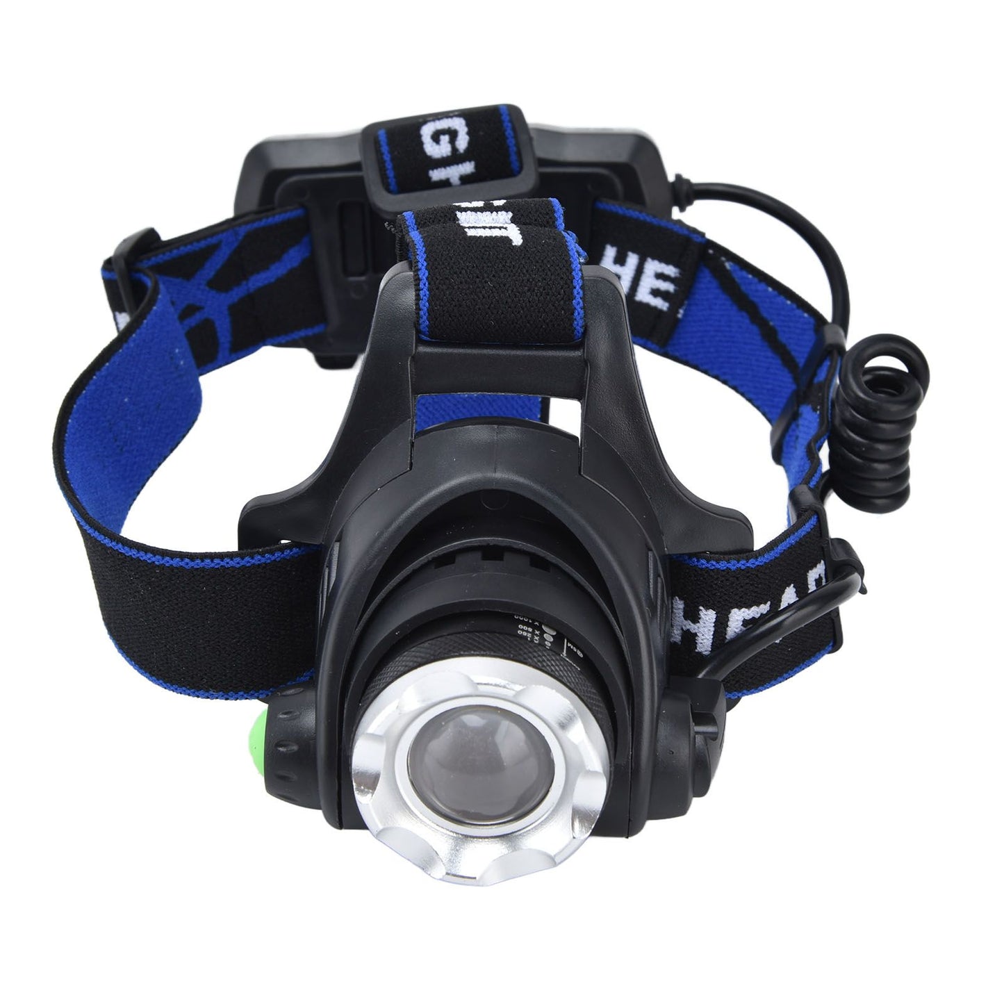 4 in 1 RGBW Focus Headlamp Telescopic Zoom USB Rechargeable Super Bright Headlight for Fishing V1294-YM0523-3119210343211