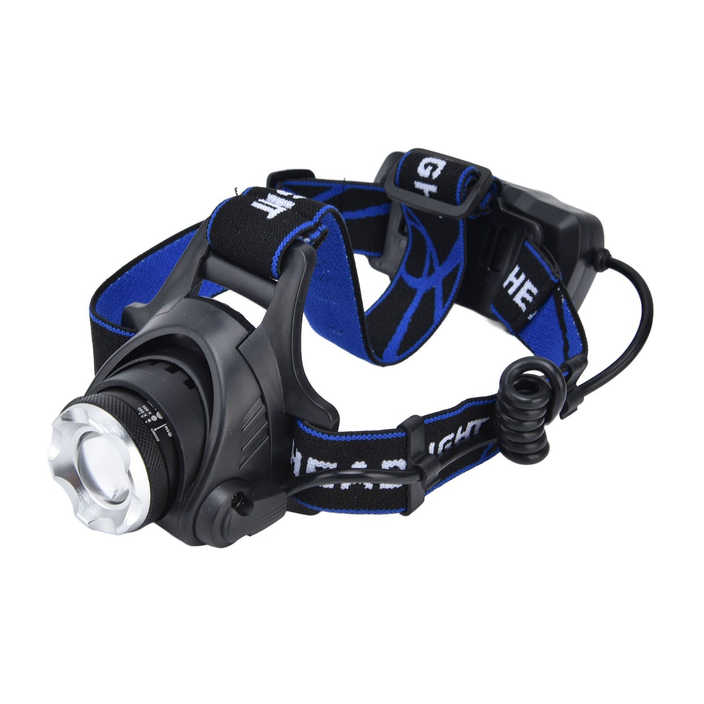 4 in 1 RGBW Focus Headlamp Telescopic Zoom USB Rechargeable Super Bright Headlight for Fishing V1294-YM0523-3119210343211
