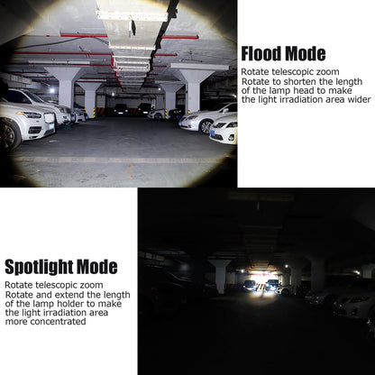 4 in 1 RGBW Focus Headlamp Telescopic Zoom USB Rechargeable Super Bright Headlight for Fishing V1294-YM0523-3119210343211