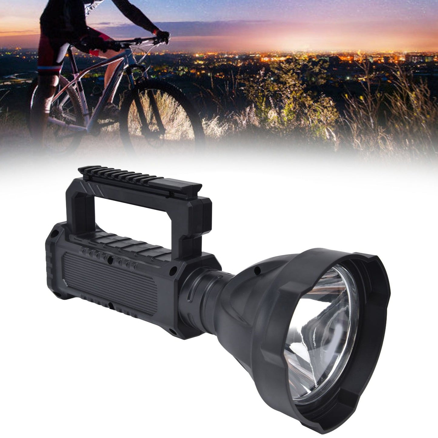 P50 LED Searchlight Smart Power Display Super Bright Handheld Spotlights for Camping Hiking V1294-YM0523-3119210343811