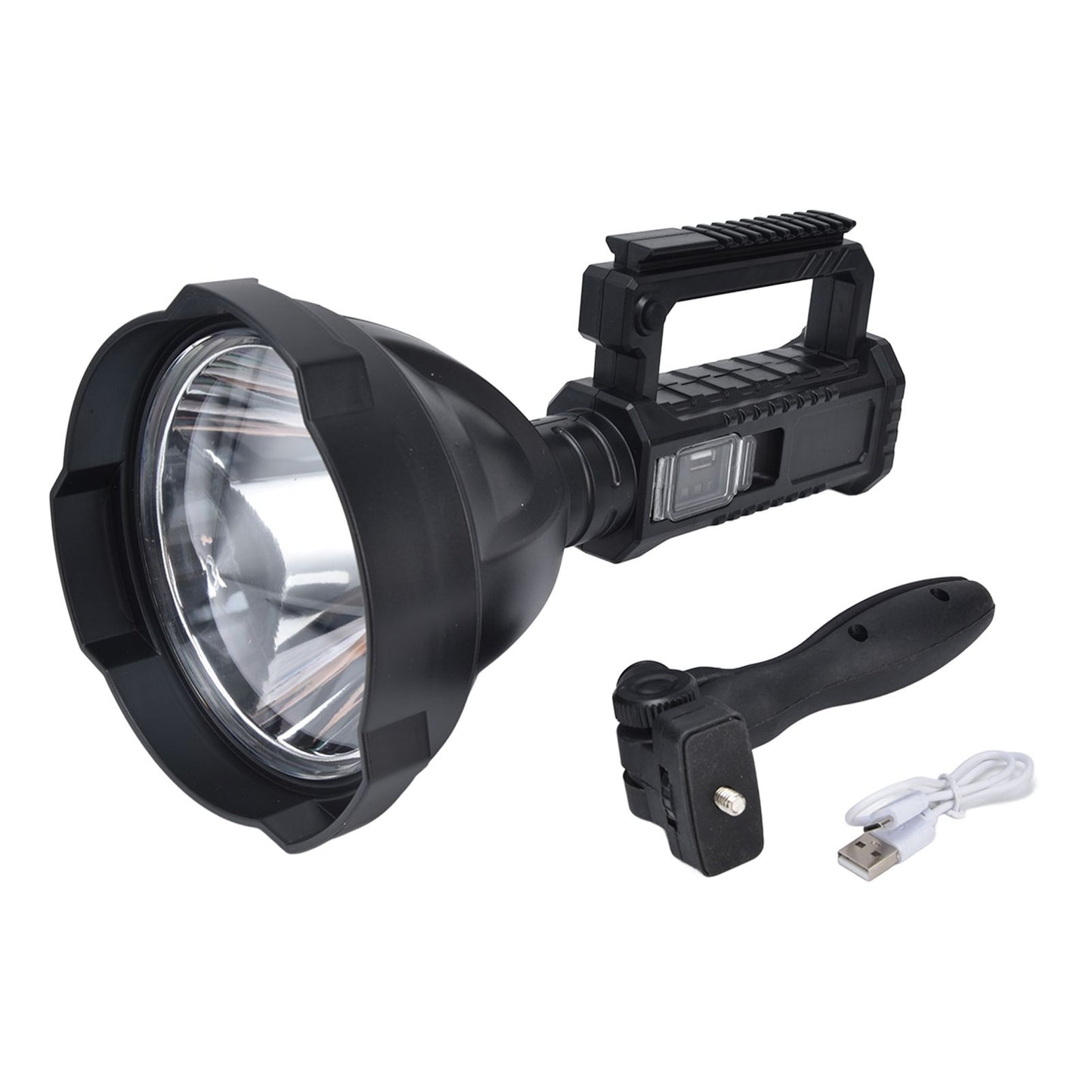P50 Super Bright LED Searchlight Dual Light Source USB Rechargeable Waterproof Spotlight for Adventure Tourism V1294-YM0523-3119210344111