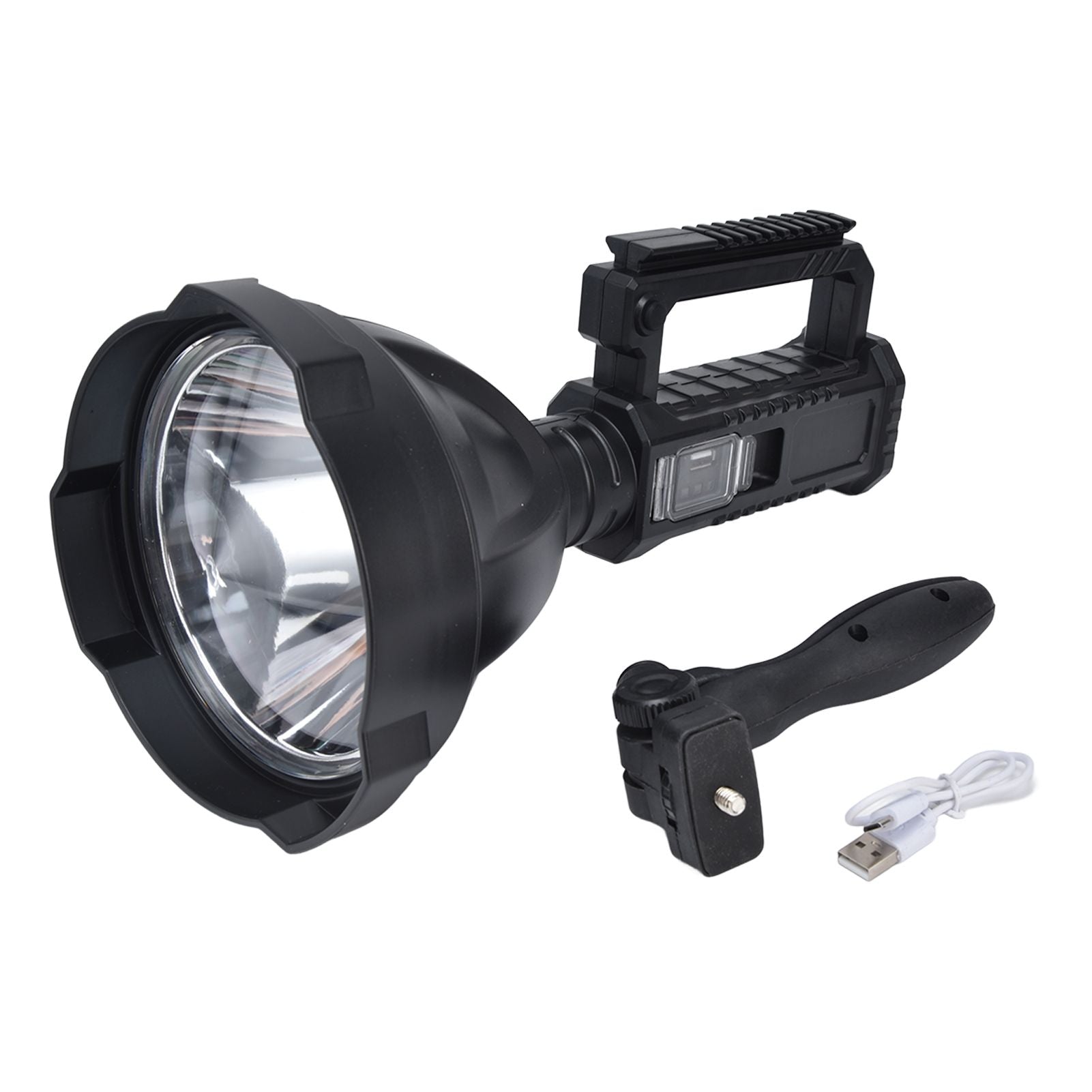 P50 Super Bright LED Searchlight Dual Light Source USB Rechargeable Waterproof Spotlight for Adventure Tourism V1294-YM0523-3119210344111