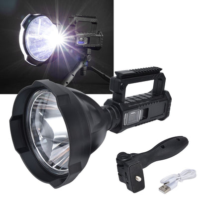 P50 Super Bright LED Searchlight Dual Light Source USB Rechargeable Waterproof Spotlight for Adventure Tourism V1294-YM0523-3119210344111