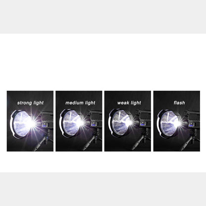 P50 Super Bright LED Searchlight Dual Light Source USB Rechargeable Waterproof Spotlight for Adventure Tourism V1294-YM0523-3119210344111