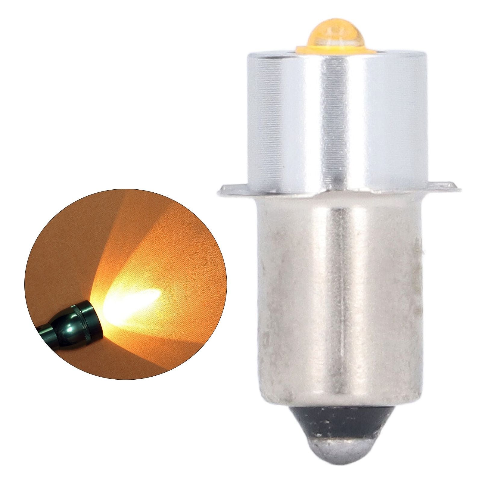 LED Flashlight Bulb LED High Brightness Emergency Work Light Flashlight Replacement Warm Light Bulb 4.5V V1294-YM0523-3119220000211