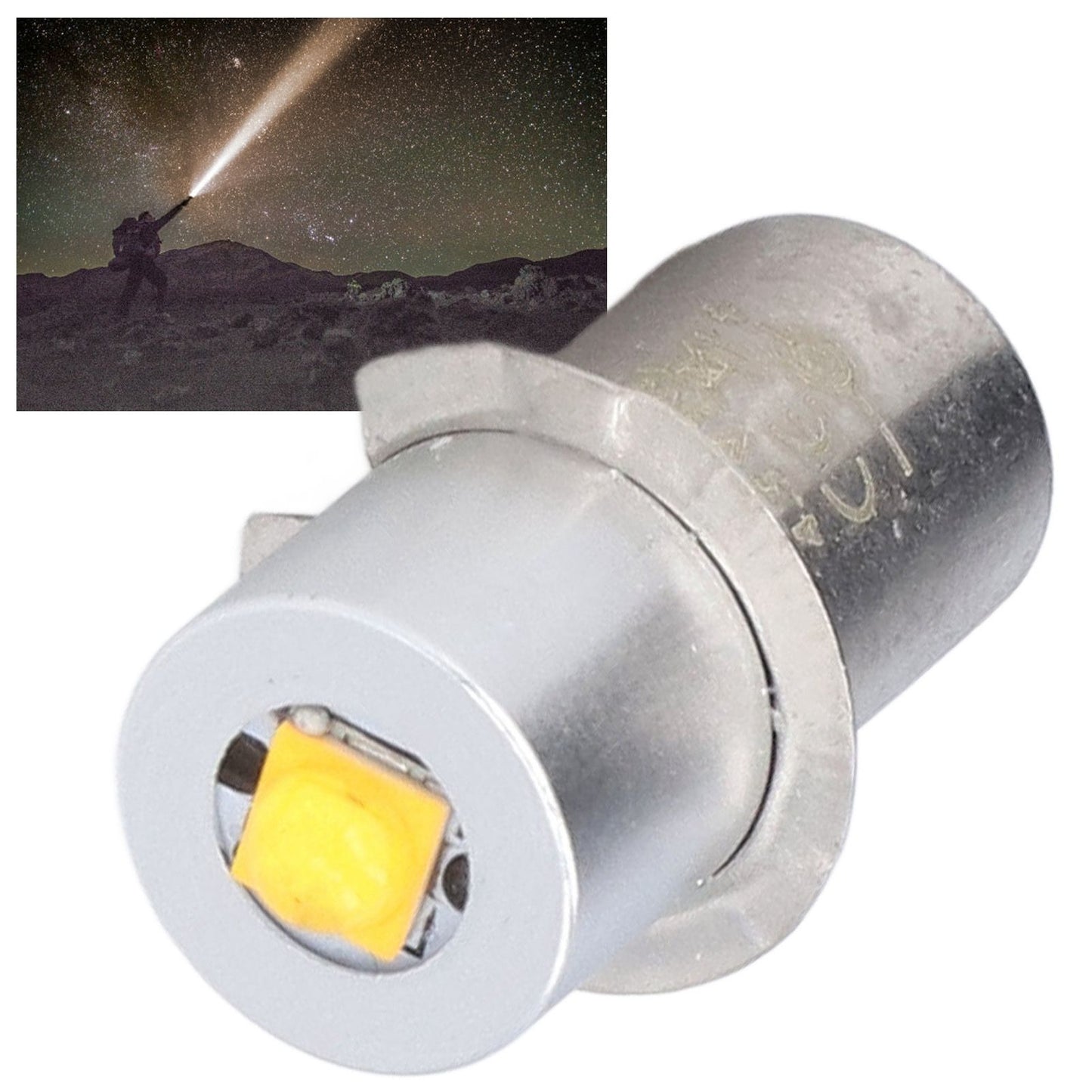 LED Flashlight Bulb LED High Brightness Emergency Work Light Flashlight Replacement Warm Light Bulb 4.5V V1294-YM0523-3119220000211