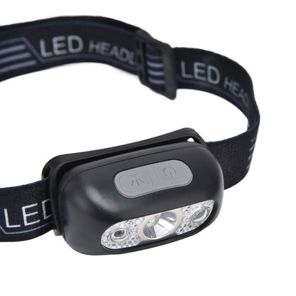 LED Headlamp Multifunctional Adjustable Angle Waterproof USB Charging Motion Sensor Portable Head Flashlight V1294-YM0523-3119220000611