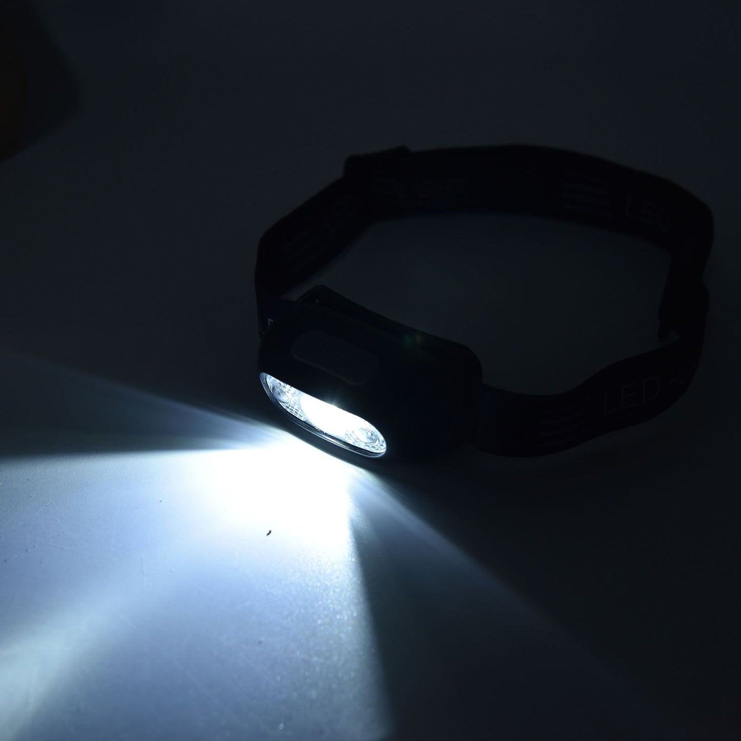 LED Headlamp Multifunctional Adjustable Angle Waterproof USB Charging Motion Sensor Portable Head Flashlight V1294-YM0523-3119220000611
