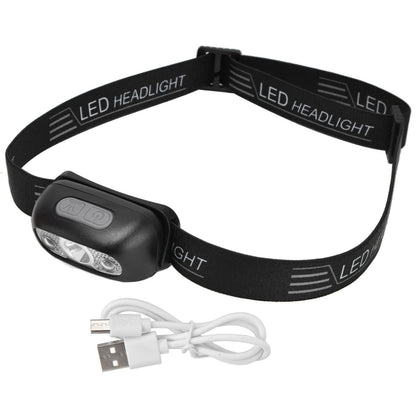 Head Lights Mini USB Charging Outdoor Adventure Gesture Sensing LED Sensor Headlight for Cycling Fishing V1294-YM0523-3119220000711
