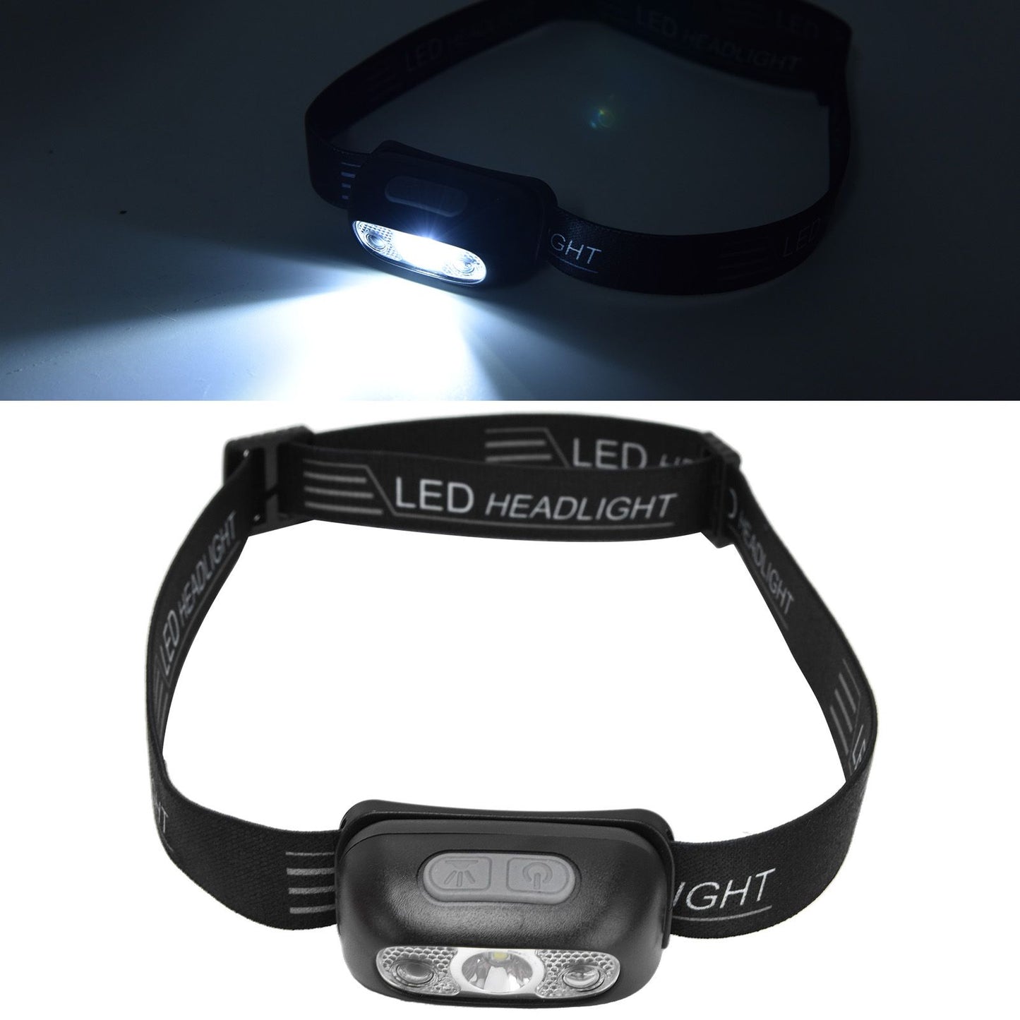 Head Lights Mini USB Charging Outdoor Adventure Gesture Sensing LED Sensor Headlight for Cycling Fishing V1294-YM0523-3119220000711