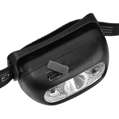 Head Lights Mini USB Charging Outdoor Adventure Gesture Sensing LED Sensor Headlight for Cycling Fishing V1294-YM0523-3119220000711