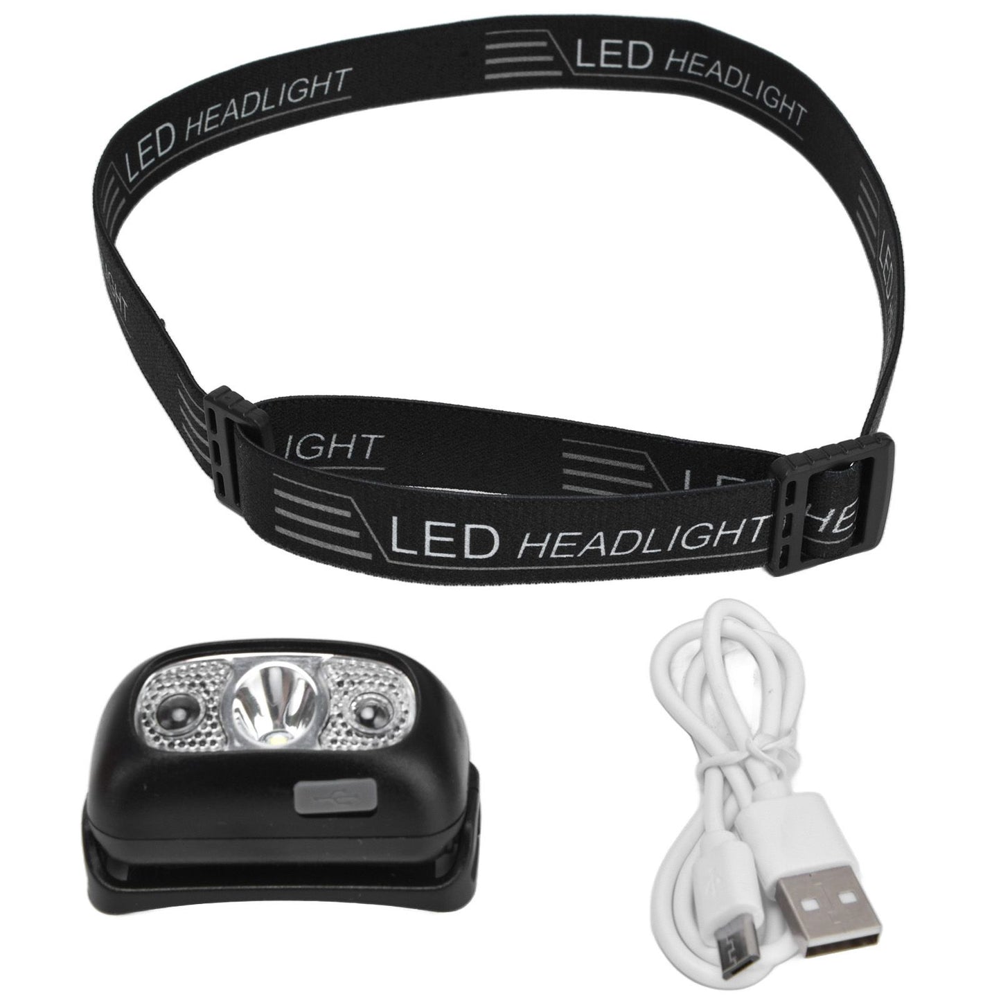 Head Lights Mini USB Charging Outdoor Adventure Gesture Sensing LED Sensor Headlight for Cycling Fishing V1294-YM0523-3119220000711
