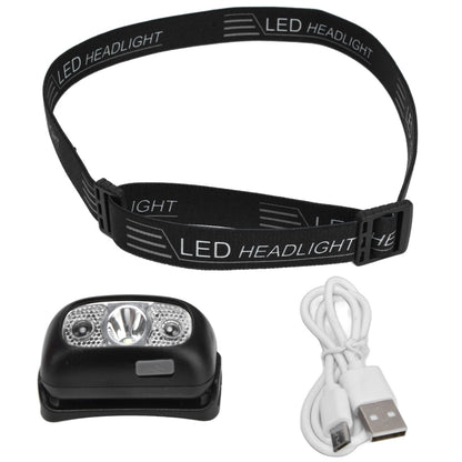 Head Lights Mini USB Charging Outdoor Adventure Gesture Sensing LED Sensor Headlight for Cycling Fishing V1294-YM0523-3119220000711