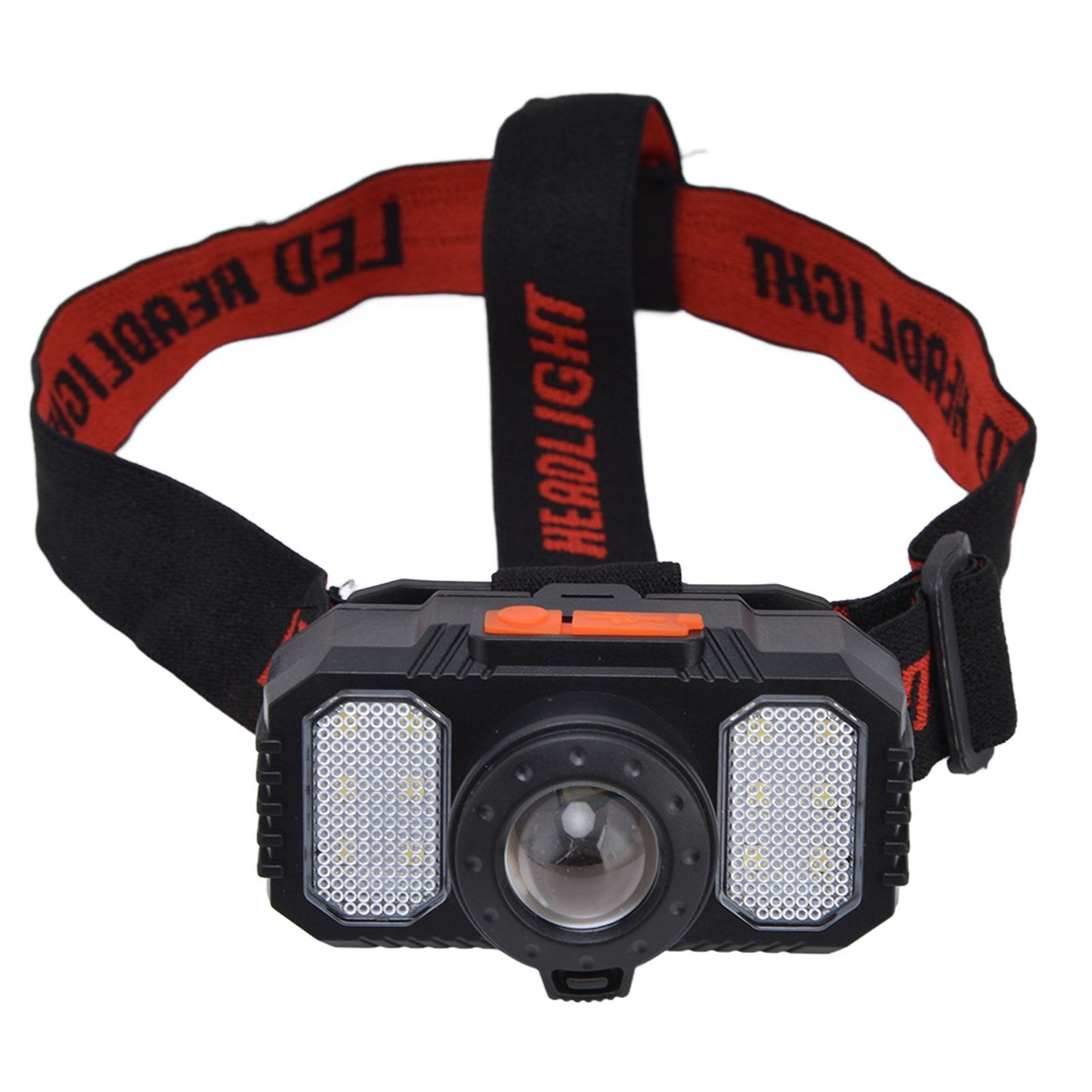 LED Headlight USB Charging Adjustable Zoom Dual Light Sources Waterproof Portable Headlight for Fishing V1294-YM0523-3119220000811