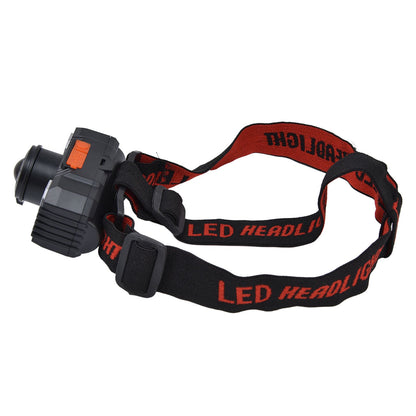 LED Headlight USB Charging Adjustable Zoom Dual Light Sources Waterproof Portable Headlight for Fishing V1294-YM0523-3119220000811