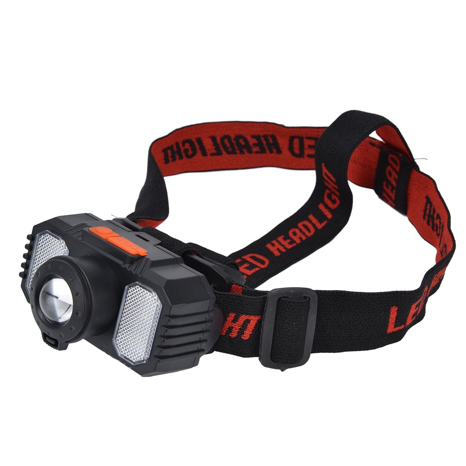 LED Headlight USB Charging Adjustable Zoom Dual Light Sources Waterproof Portable Headlight for Fishing V1294-YM0523-3119220000811