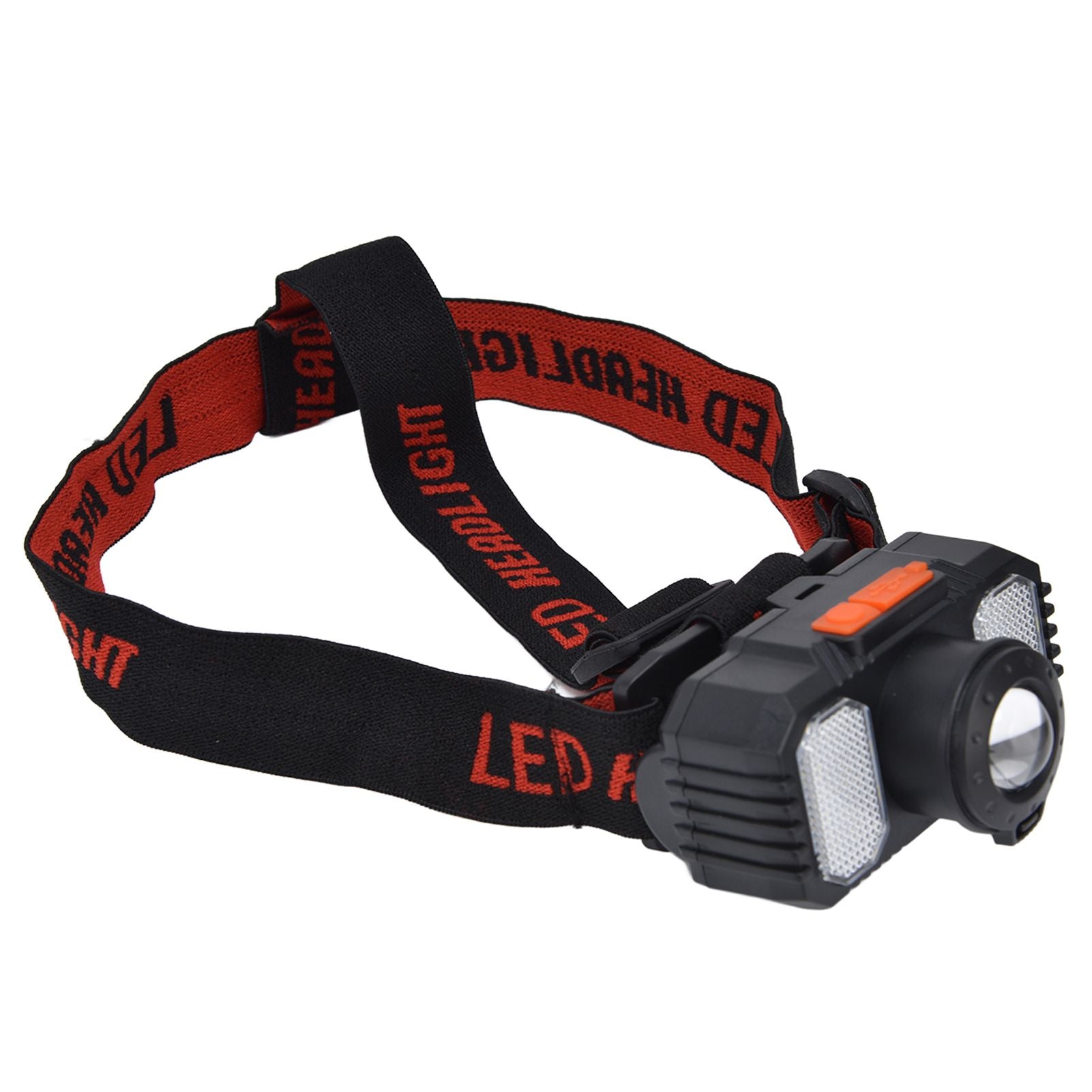 LED Headlight USB Charging Adjustable Zoom Dual Light Sources Waterproof Portable Headlight for Fishing V1294-YM0523-3119220000811