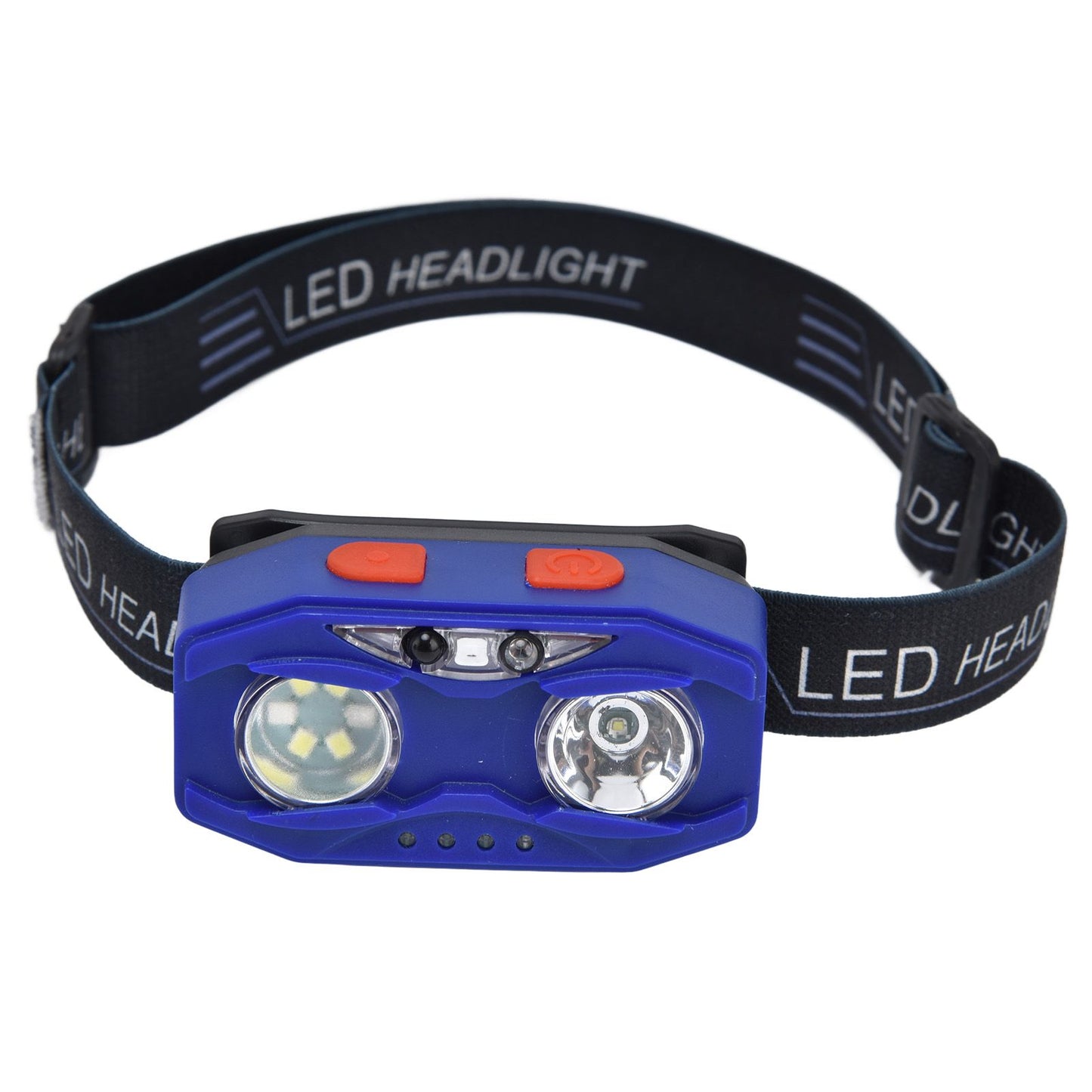 LED Headlamp Smart Switch Waving Induction USB Charging Waterproof Dual Light Source Adjustable Headband Light V1294-YM0523-3119220002011