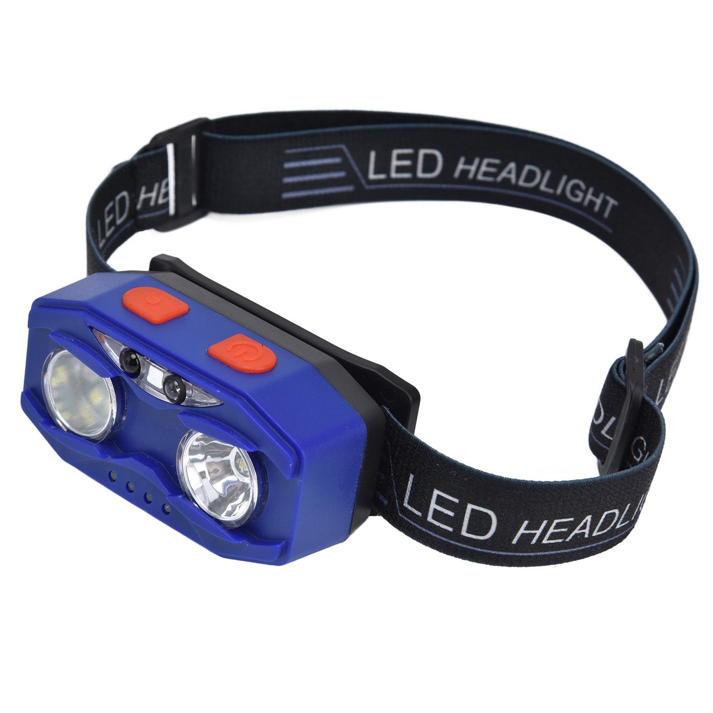 LED Headlamp Smart Switch Waving Induction USB Charging Waterproof Dual Light Source Adjustable Headband Light V1294-YM0523-3119220002011