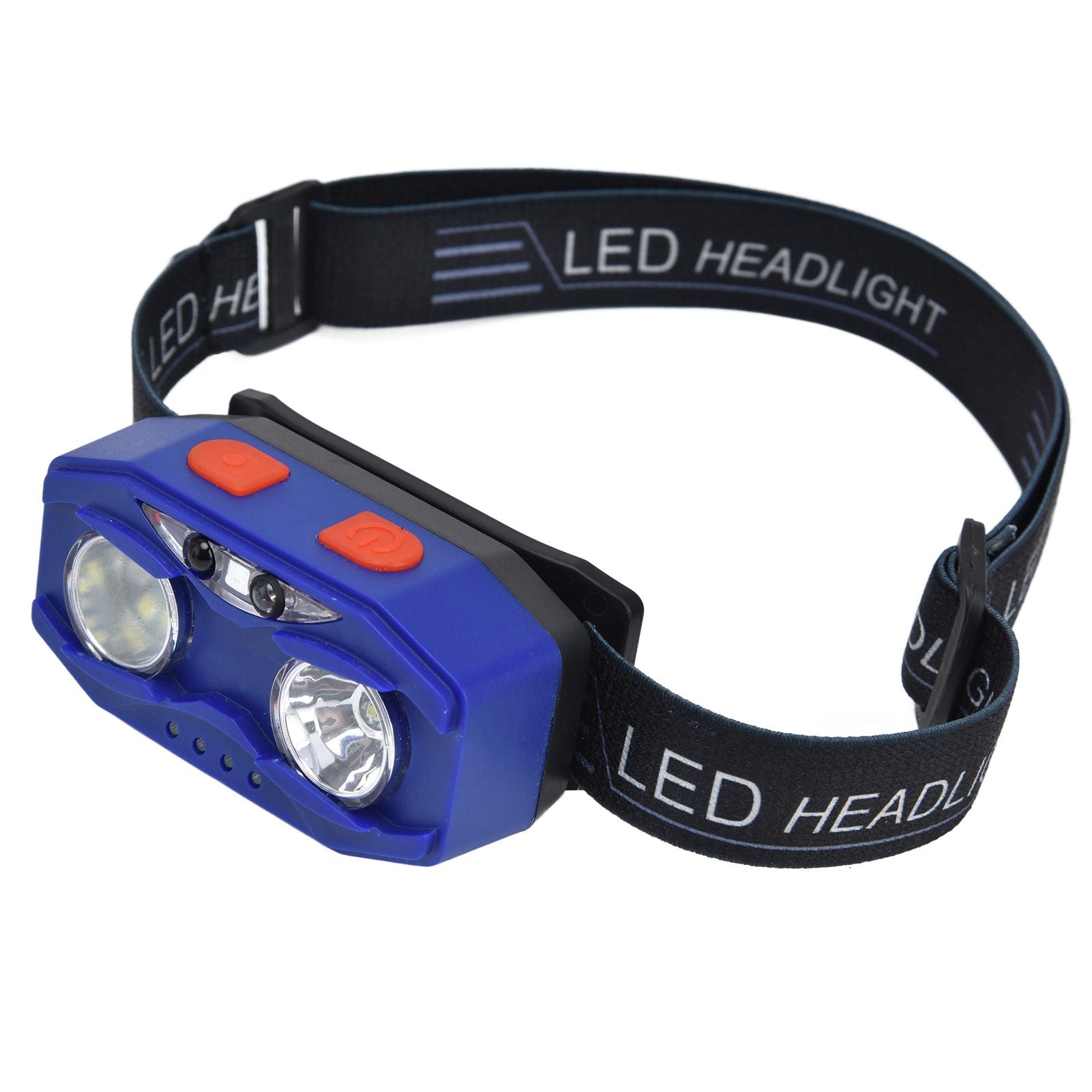 LED Headlamp Smart Switch Waving Induction USB Charging Waterproof Dual Light Source Adjustable Headband Light V1294-YM0523-3119220002011