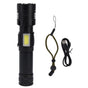Glare Flashlight Super Bright Waterproof Zoomable with Power Display for Outdoor V1294-YM0523-3119220002211