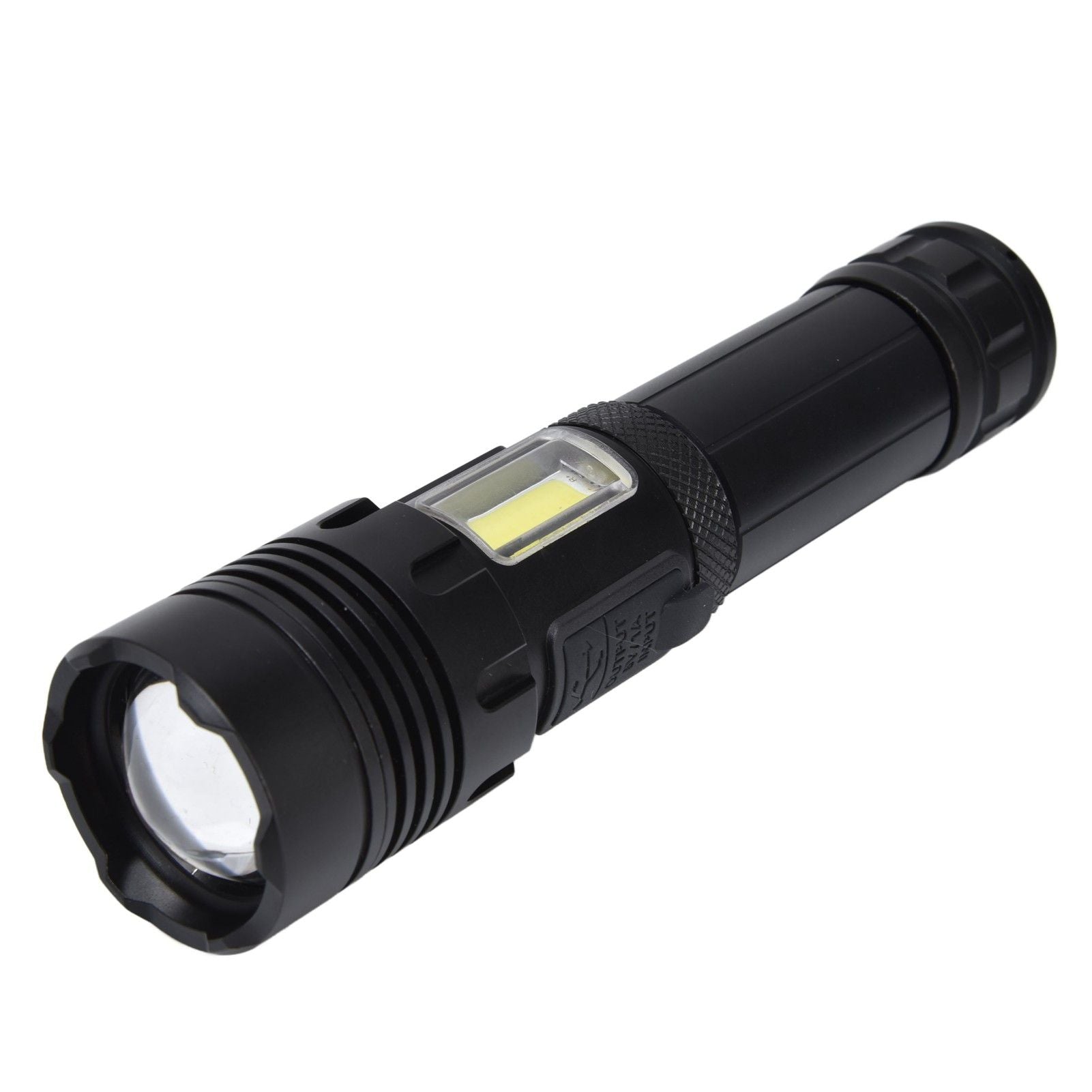 Glare Flashlight Super Bright Waterproof Zoomable with Power Display for Outdoor V1294-YM0523-3119220002211