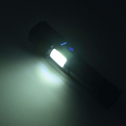 Glare Flashlight Super Bright Waterproof Zoomable with Power Display for Outdoor V1294-YM0523-3119220002211