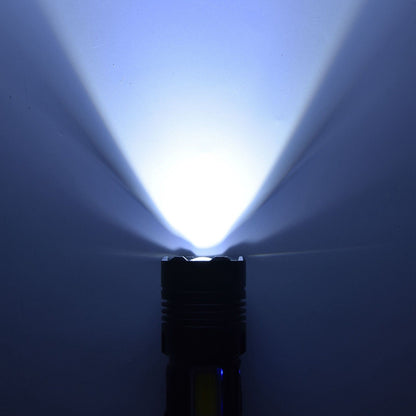 Glare Flashlight Super Bright Waterproof Zoomable with Power Display for Outdoor V1294-YM0523-3119220002211