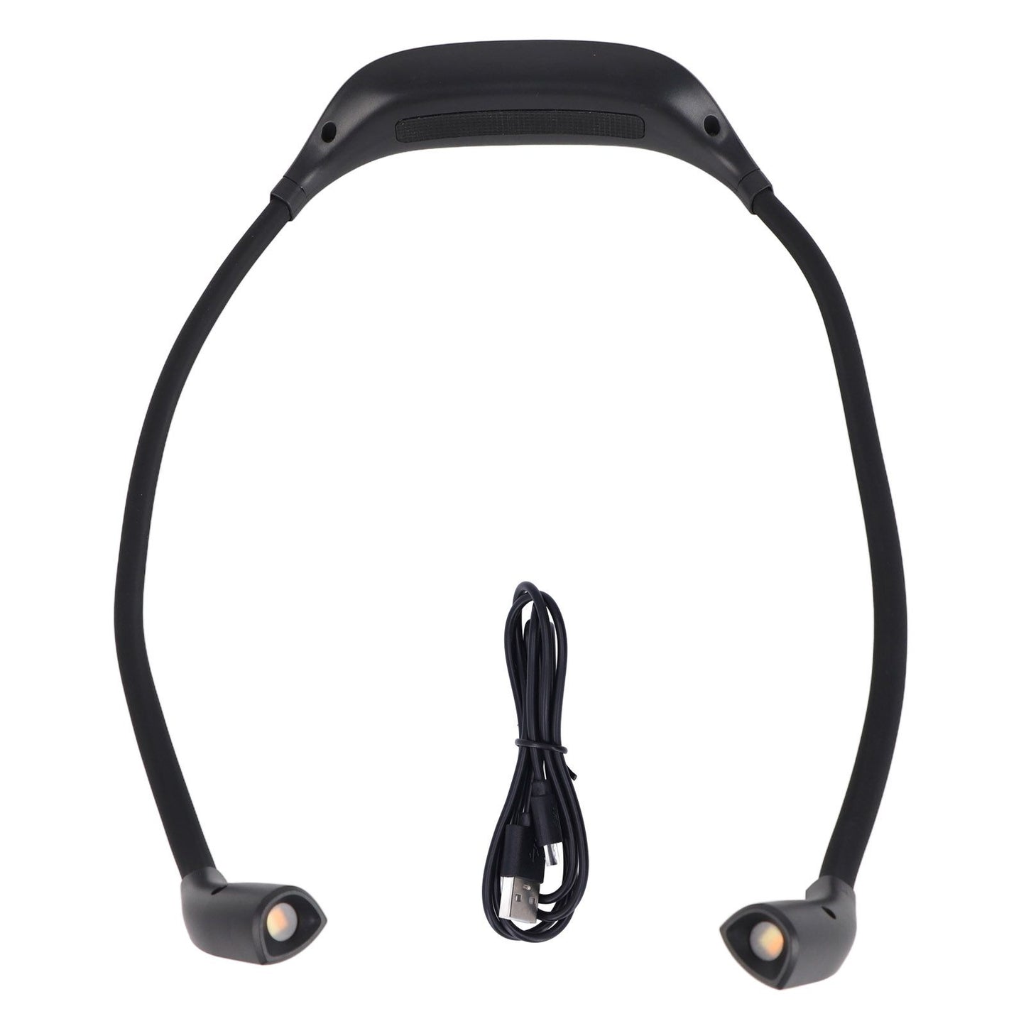 Neck Book Light USB Rechargeable Portable LED Neck Hanging Lamp for Reading RepairmentBlack V1294-YM0523-3119220003011