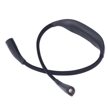 Neck Book Light USB Rechargeable Portable LED Neck Hanging Lamp for Reading RepairmentBlack V1294-YM0523-3119220003011