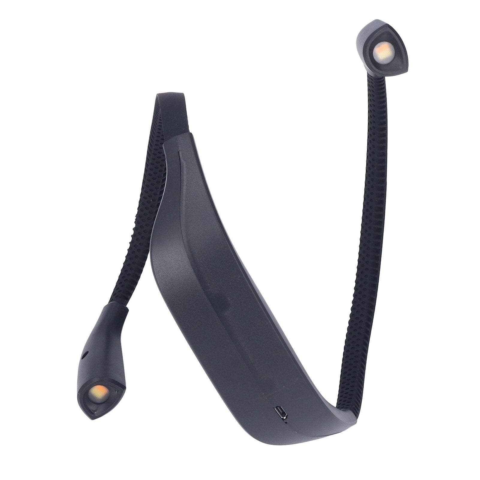 Neck Book Light USB Rechargeable Portable LED Neck Hanging Lamp for Reading RepairmentBlack V1294-YM0523-3119220003011