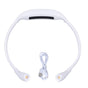 Neck Book Light USB Rechargeable Portable LED Neck Hanging Lamp for Reading RepairmentWhite V1294-YM0523-3119220003012