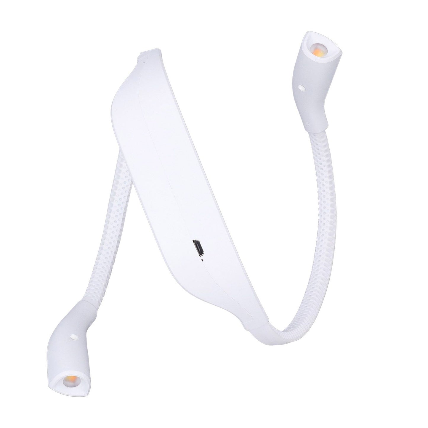 Neck Book Light USB Rechargeable Portable LED Neck Hanging Lamp for Reading RepairmentWhite V1294-YM0523-3119220003012