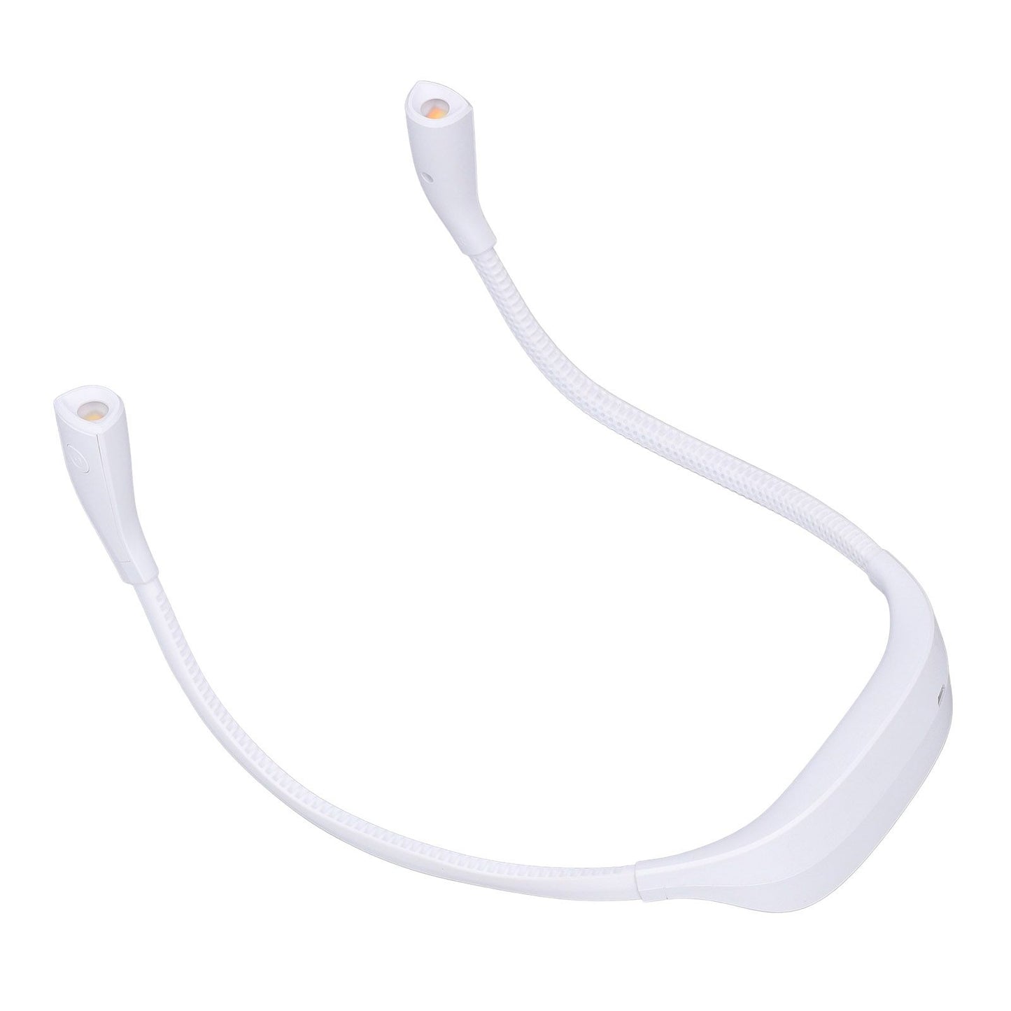 Neck Book Light USB Rechargeable Portable LED Neck Hanging Lamp for Reading RepairmentWhite V1294-YM0523-3119220003012