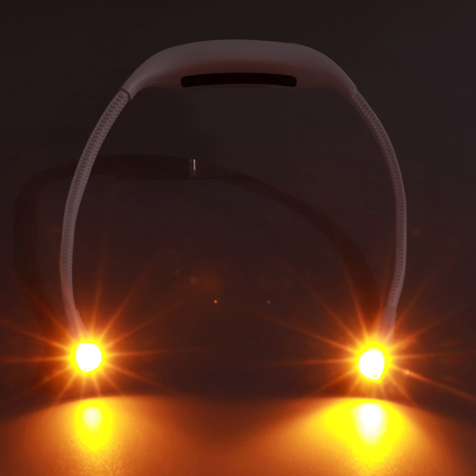 Neck Book Light USB Rechargeable Portable LED Neck Hanging Lamp for Reading RepairmentWhite V1294-YM0523-3119220003012