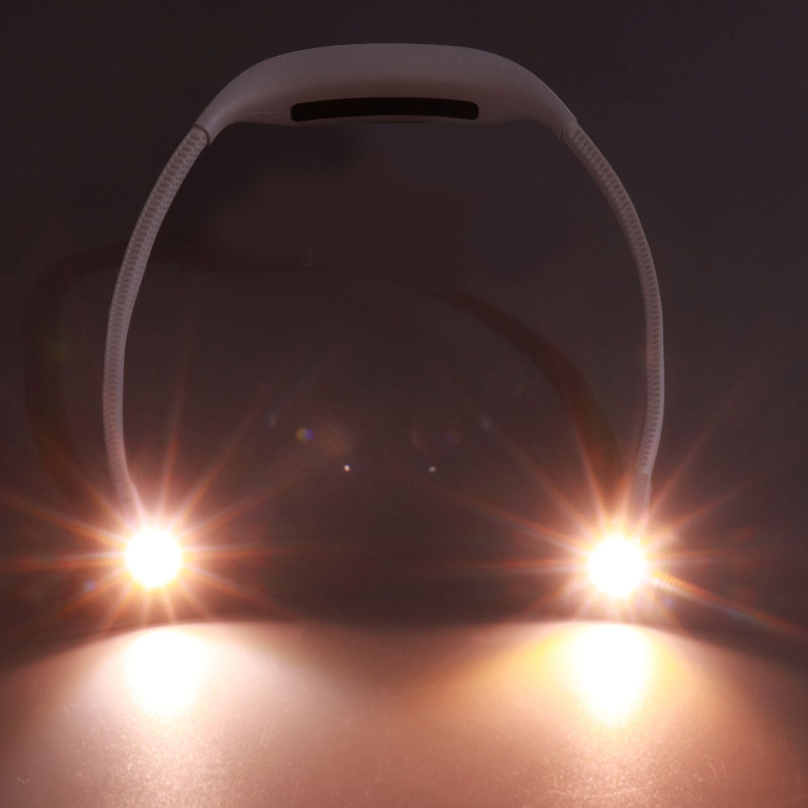 Neck Book Light USB Rechargeable Portable LED Neck Hanging Lamp for Reading RepairmentWhite V1294-YM0523-3119220003012