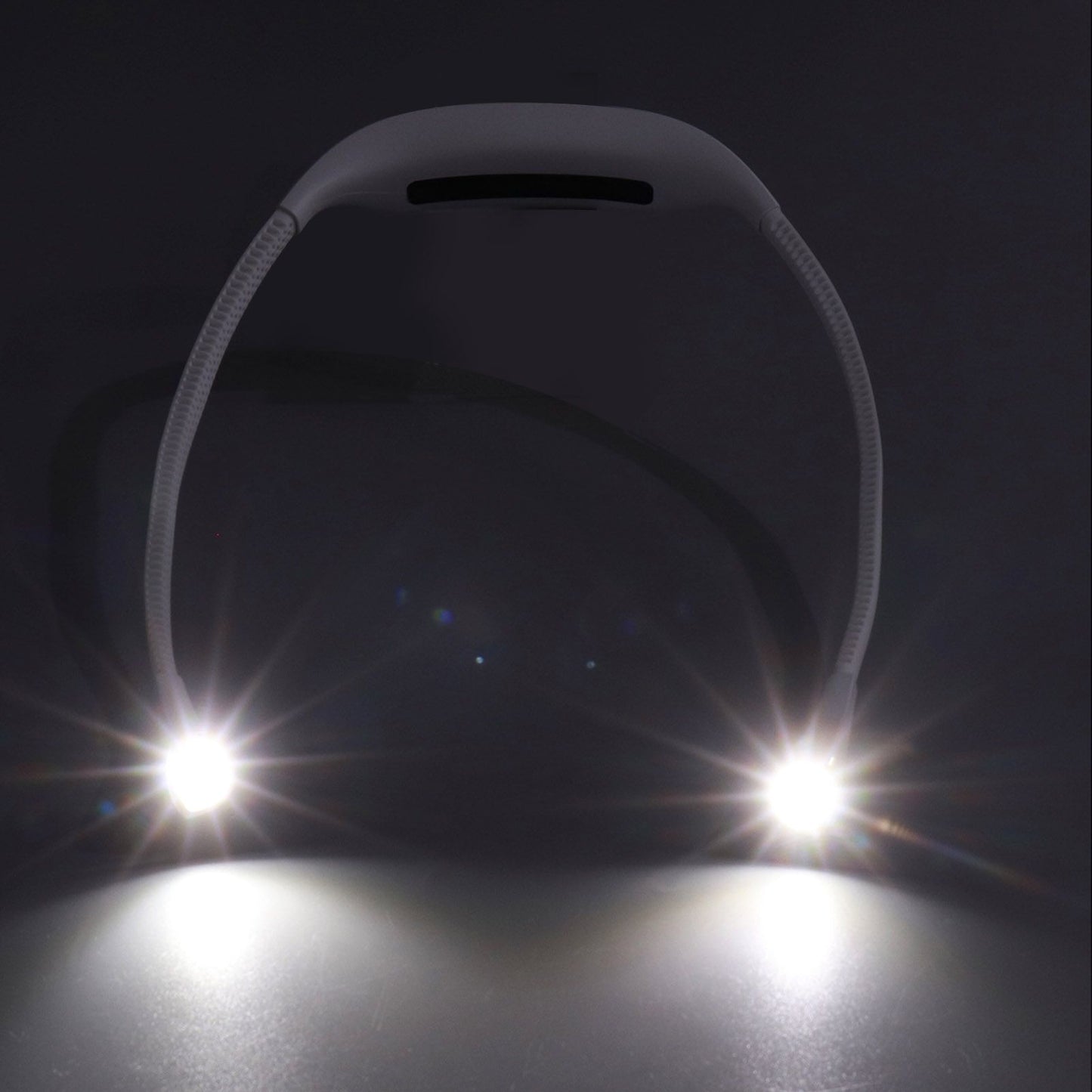 Neck Book Light USB Rechargeable Portable LED Neck Hanging Lamp for Reading RepairmentWhite V1294-YM0523-3119220003012