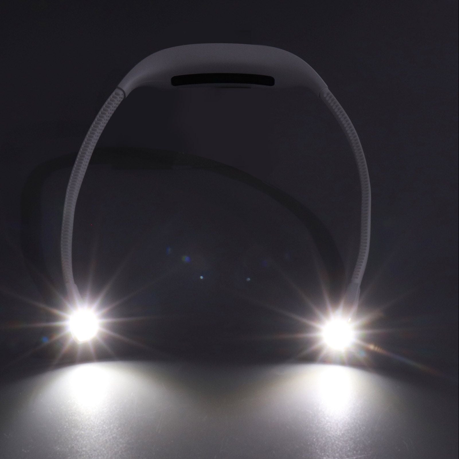 Neck Book Light USB Rechargeable Portable LED Neck Hanging Lamp for Reading RepairmentWhite V1294-YM0523-3119220003012