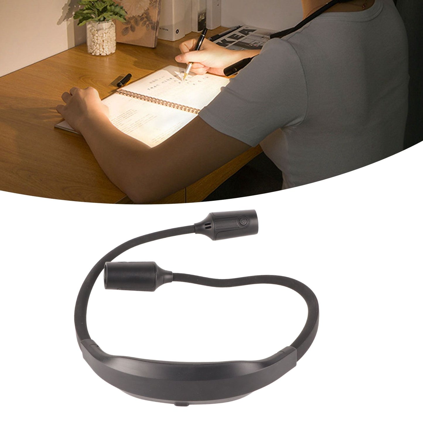 Neck Reading Light Rechargeable Adjustable Portable LED Hanging Neck Light for Reading Outdoor V1294-YM0523-3119220003211