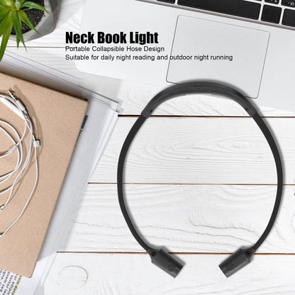 Neck Book Light Type C Charging LED Neck Reading Light with 4 LED Beads and 3 Light Sources for Night Running V1294-YM0523-3119220003311