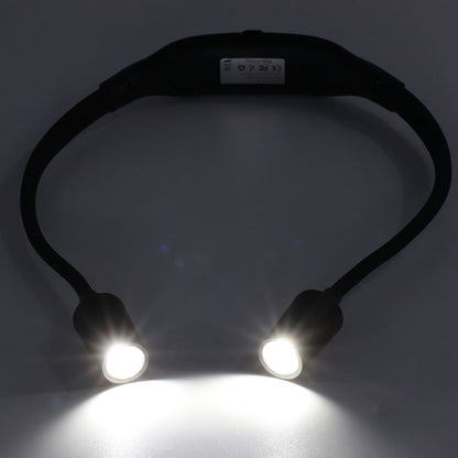 Neck Book Light Type C Charging LED Neck Reading Light with 4 LED Beads and 3 Light Sources for Night Running V1294-YM0523-3119220003311