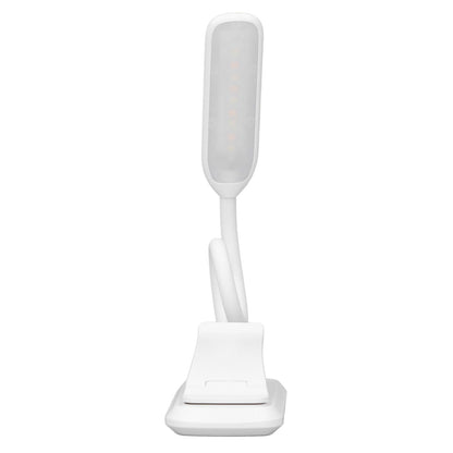 LED Desk Lamp Clip Design Three Level Adjustment Mini Foldable White USB Touch Table Light V1294-YM0523-3119220003511